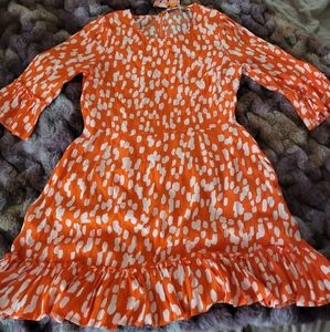 Mister Zimi Ellie dress in coral